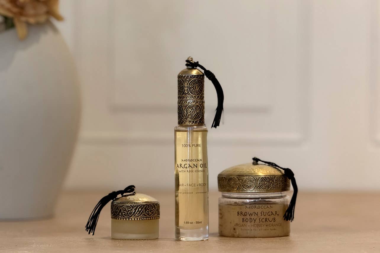 Verve Culture - Wholesale Bath/body oil - Moroccan Argan Oil 100% Cold Pressed with Rose Essence1