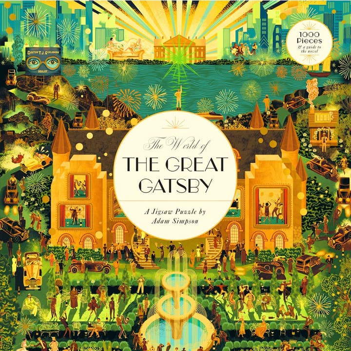 Chronicle Books - Wholesale Puzzle - Adult - The World of The Great Gatsby 1000 Piece Puzzle