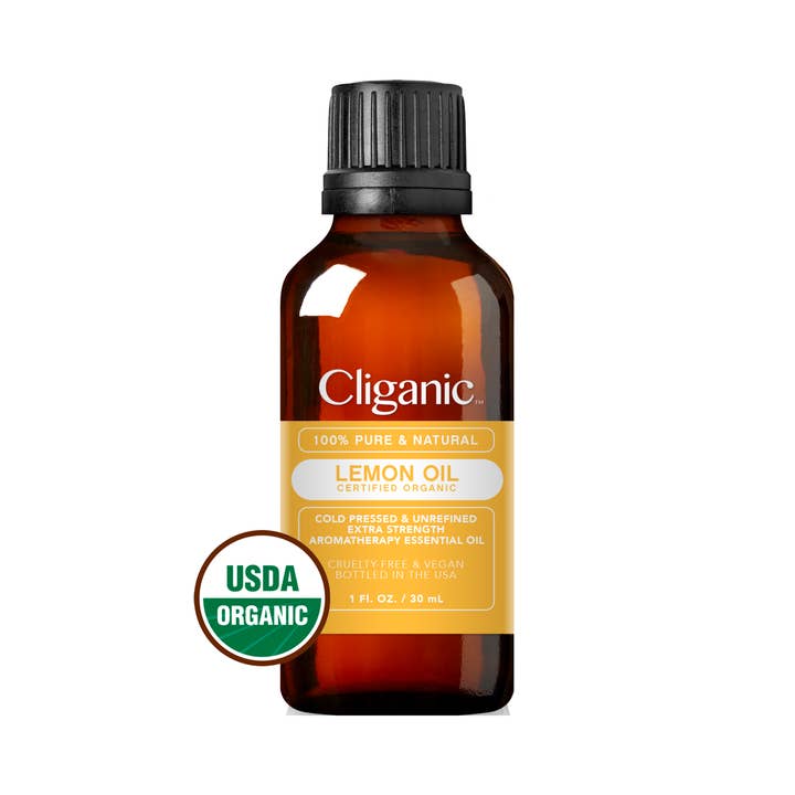 Cliganic - Wholesale Essential Oil - Essential Oils Singles - Organic Lemon Oil