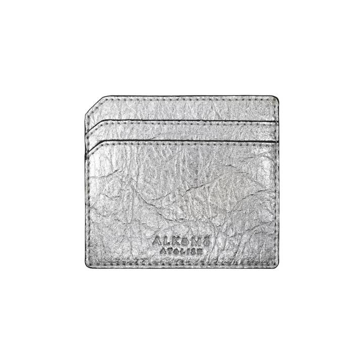 Tarjetero Earth en piel de piña para venta al por mayor de Alkeme Atelier