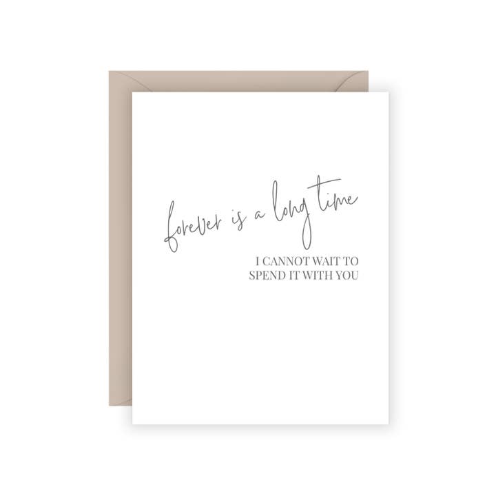 Biglietto Forever per la vendita all'ingrosso da parte di Carina Paper Co.