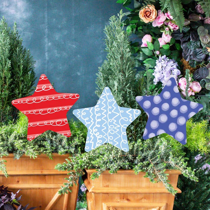 Art de jardin Whimsical Star Set pour la vente par Songbird Grove Collection