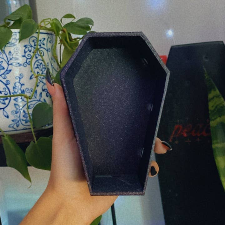 Coffin Planter | More Colors Available for wholesale by Peachy Pilea