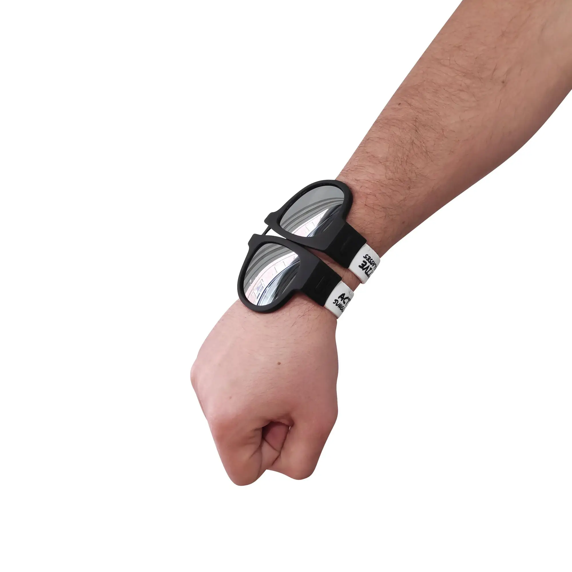 Active Sunglasses - Wholesale Sunglasses - Unisex - White - Silver Mirror3