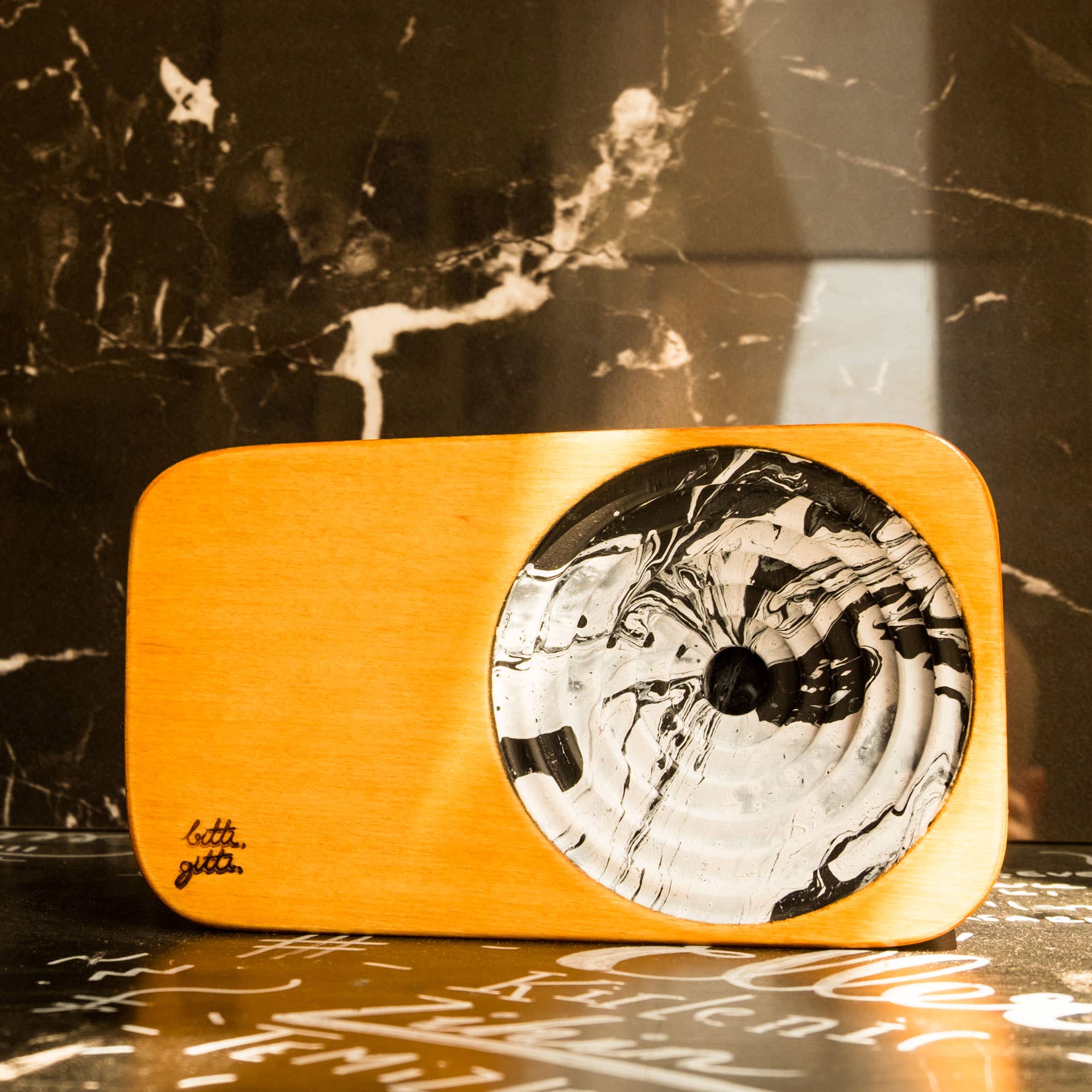 Bitti Gitti Design Workshop - Wholesale Speakers - B&W Marbled the Wooden Sound System Bundle5