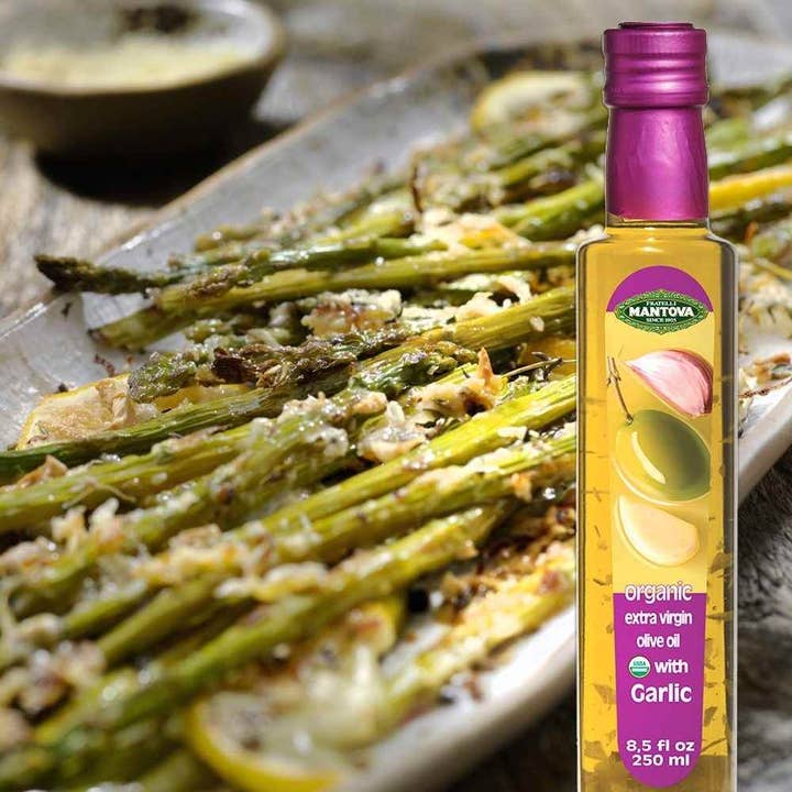 Fine Italian Food - Wholesale Olive Oil - Mantova Organic Garlic Extra Virgin Olive Oil, 8.5 fl. oz.5