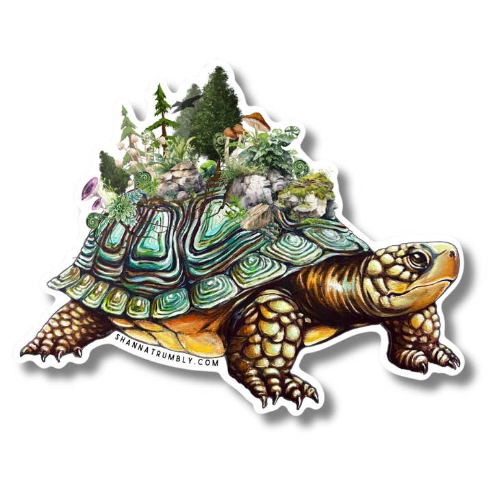 Turtle Sticker for wholesale by Shanna Trumbly