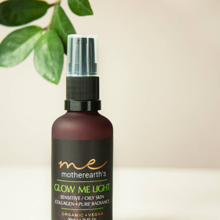 Glow Me Light: Moisturising Serum (Sensitive and Oily Skin) for wholesale by MotherEarth's Beauty