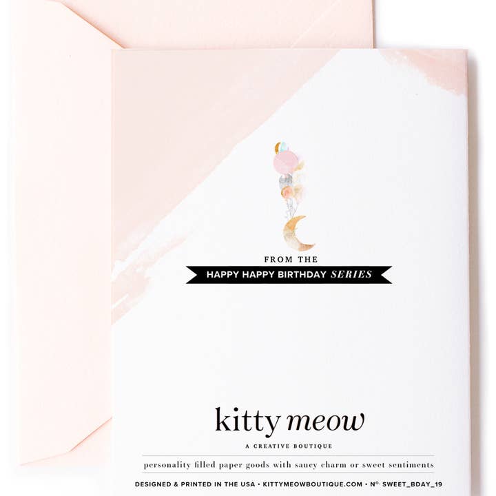 Kitty Meow Boutique - Wholesale Birthday Card - Wonder and Adventure - Inspirational Birthday Greeting Card2