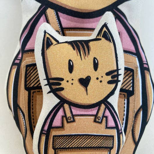 Micastricas - Wholesale Stuffed/Plush Toy - Kids & Baby - Cat soft toy with little pocket friend7