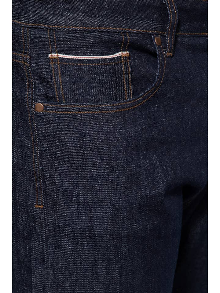 denim ”Robin Selvedge” Selvedge Stretchjeans för wholesale på Faire