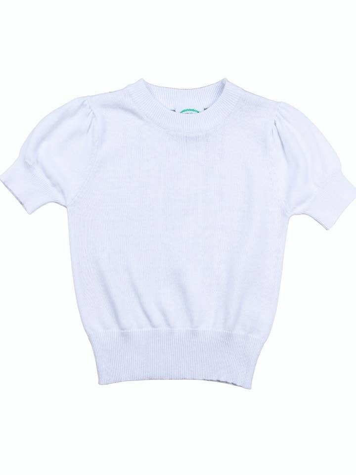 Blouse Maman Blanche Mary - ÉCHANTILLON pour la vente par Grace and James Kids