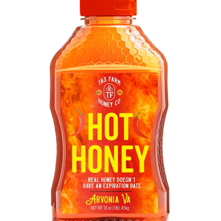 1LB VARM HONNING for engroshandel hos TAS FARM HONEY CO