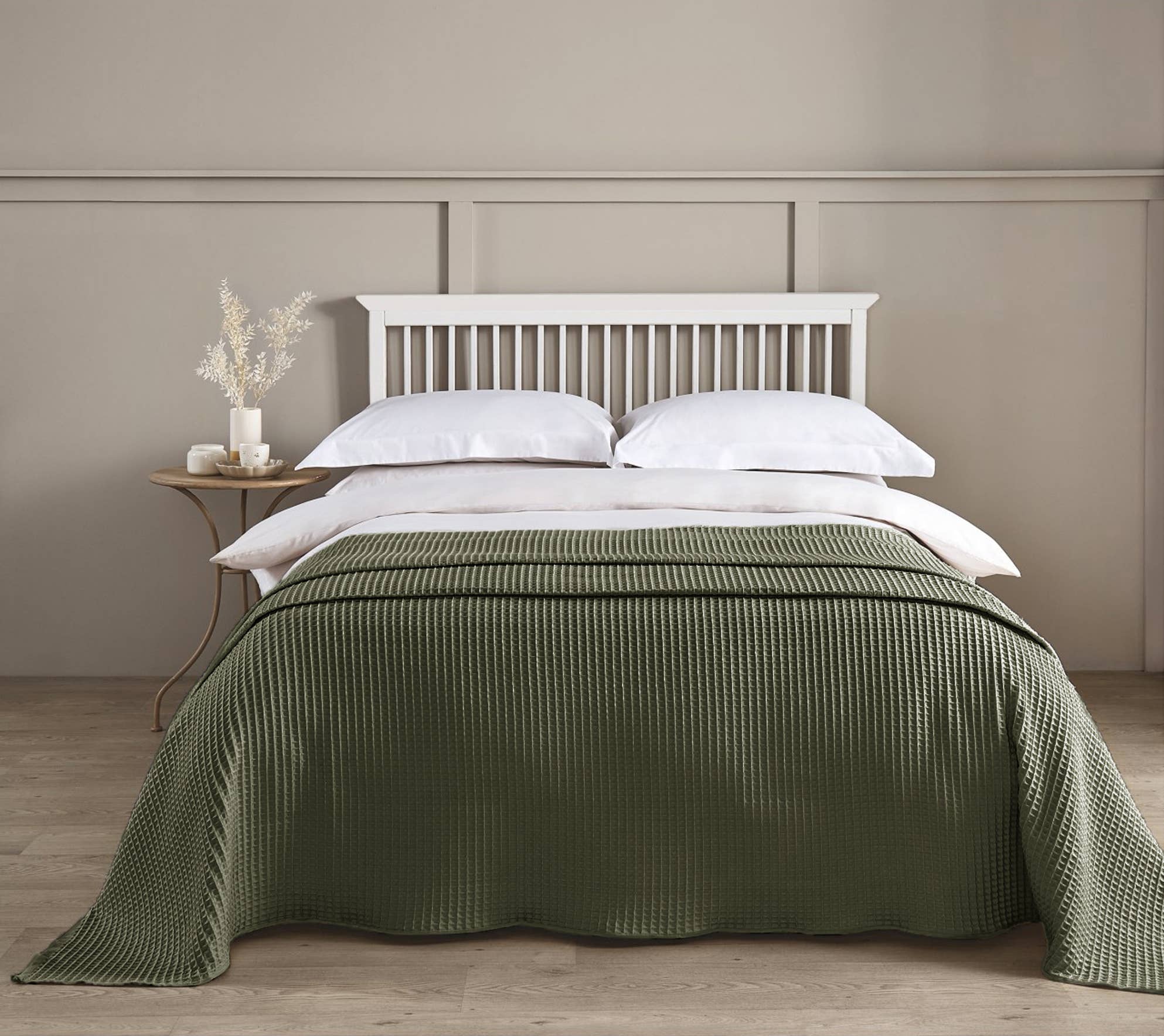 Allure Bath Fashions – Engroshandel Tæppe – Hotel Vaffel Plaid Tæpper - 100% Bomuld Sengetæppe3