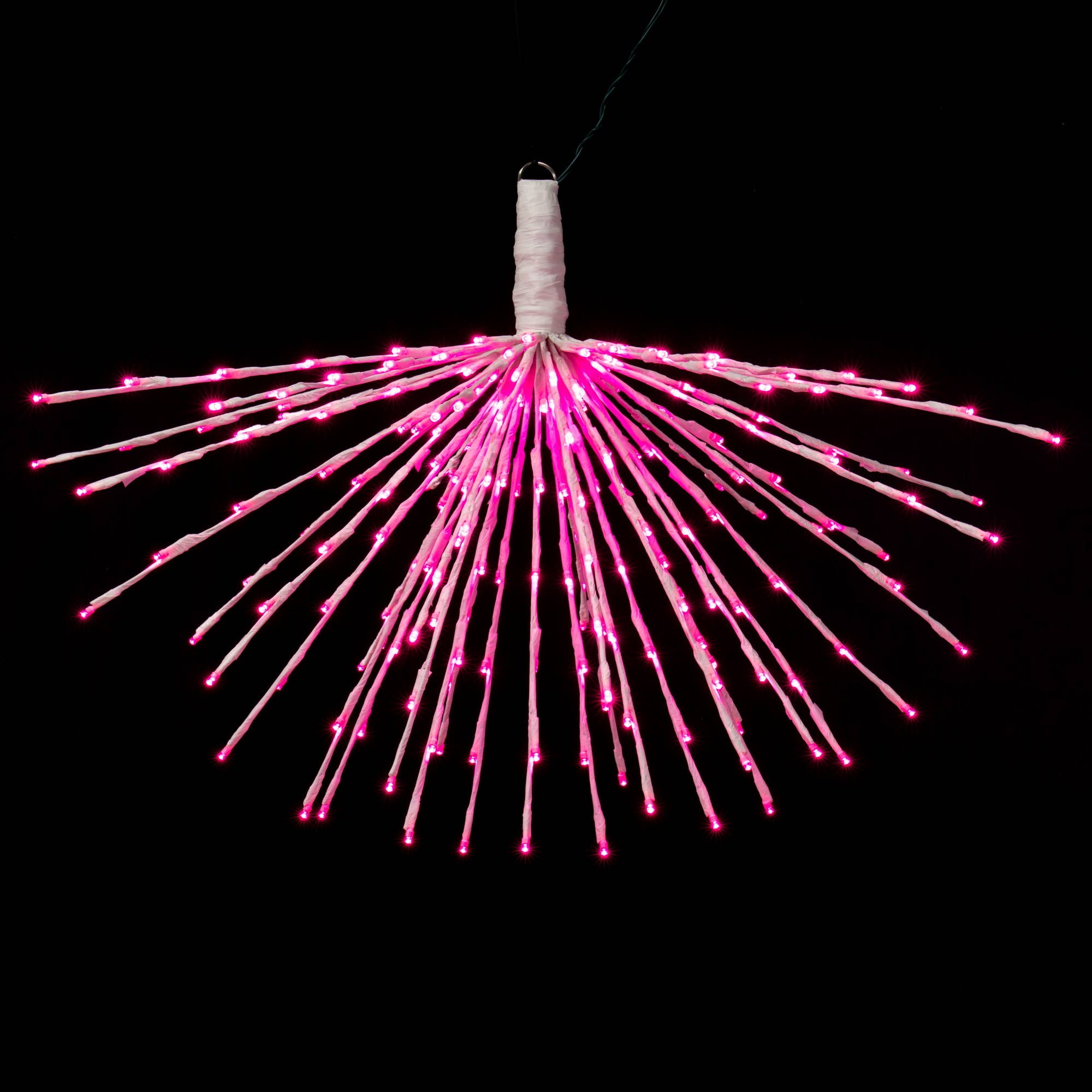 Vickerman 240Lt x 32" White Starburst Pink 5mm LED Lights. for wholesale on Faire1