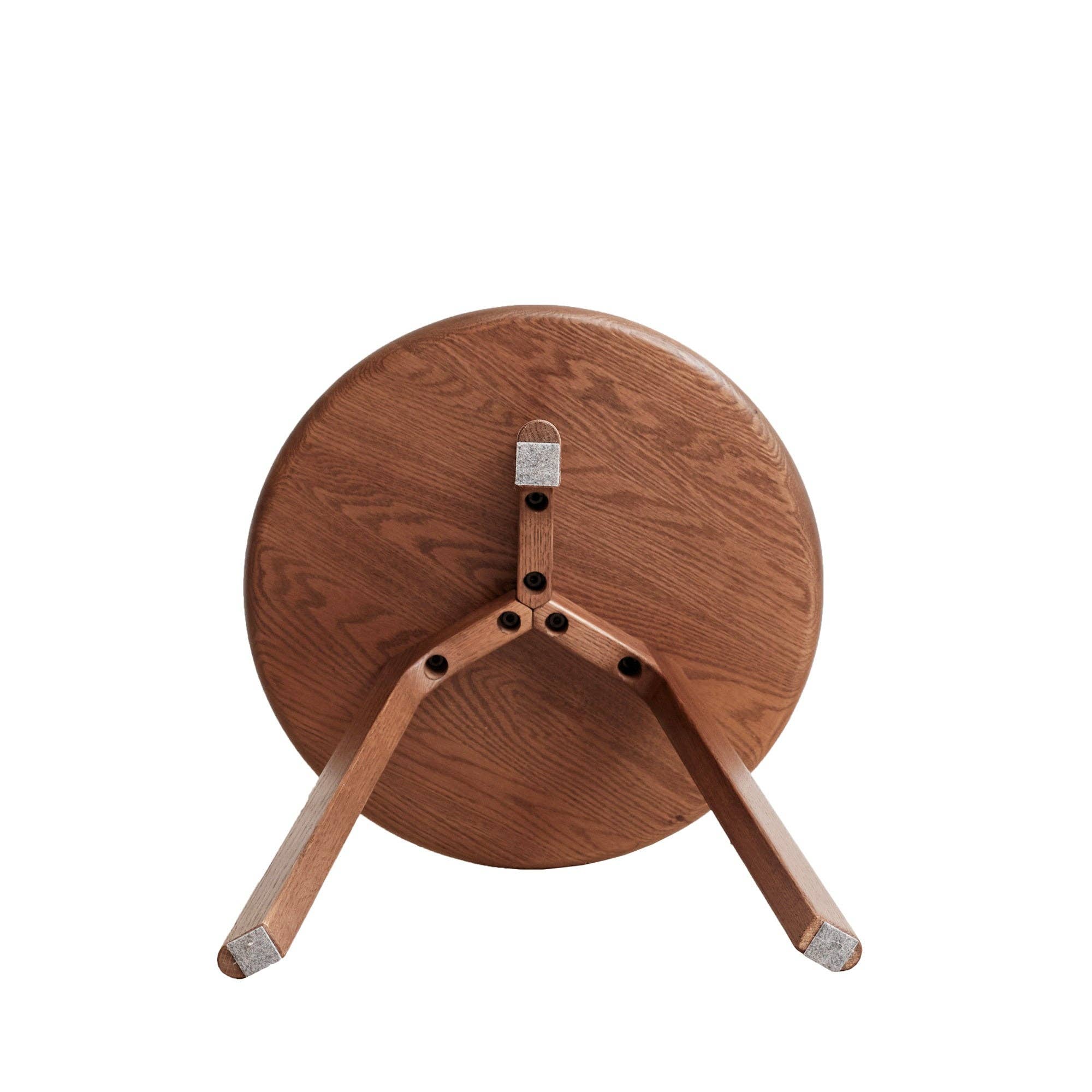 BlakOutlet - Wholesale Side Table - Natural Solid Oak Wood Round End Table2