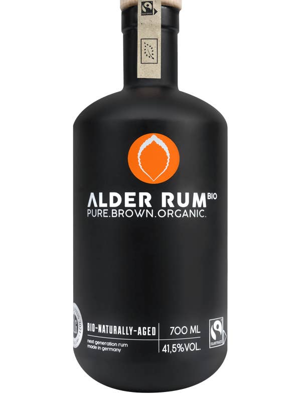 ALDER RUM Bio “PURE.BROWN.ORGANIC.” Flasche 700 ml für den Großhandel von ALDER Hamburg e.K.