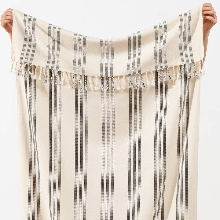 Kikoya - Wholesale Beach Towel - Sumela Beach Towel Light Weight Vertical Stripe Bohemian2