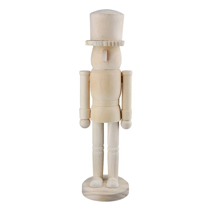 natural colors Norbert Nutcracker figure, 2-way assorted, h. 24 cm for wholesale on Faire2