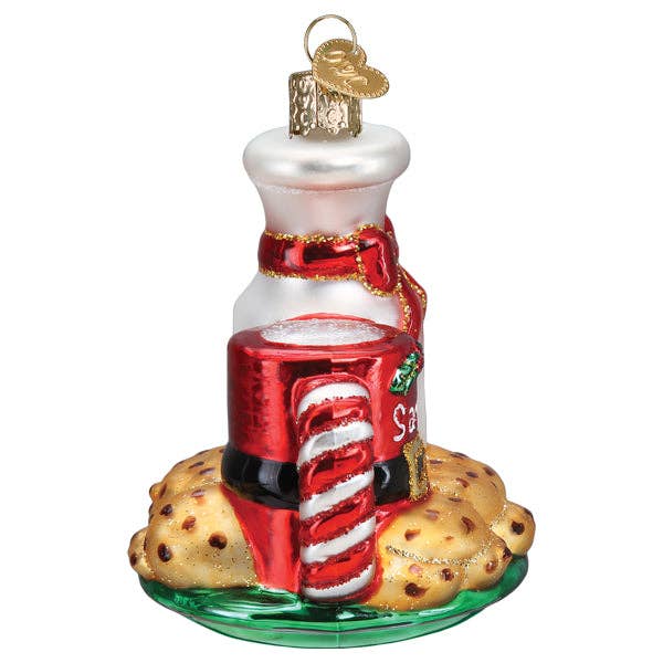 Old World Christmas - Wholesale Ornament - Santa's Milk & Cookies Ornament3