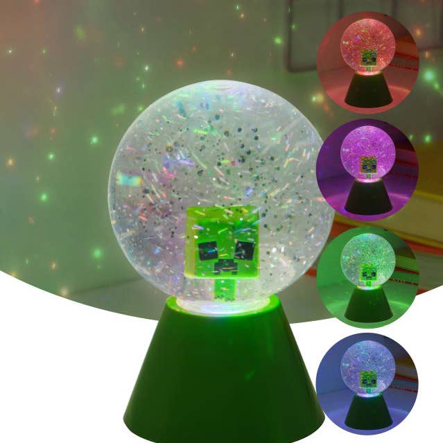 Minecraft LED Glitter Ball for wholesale by Paladone UK
