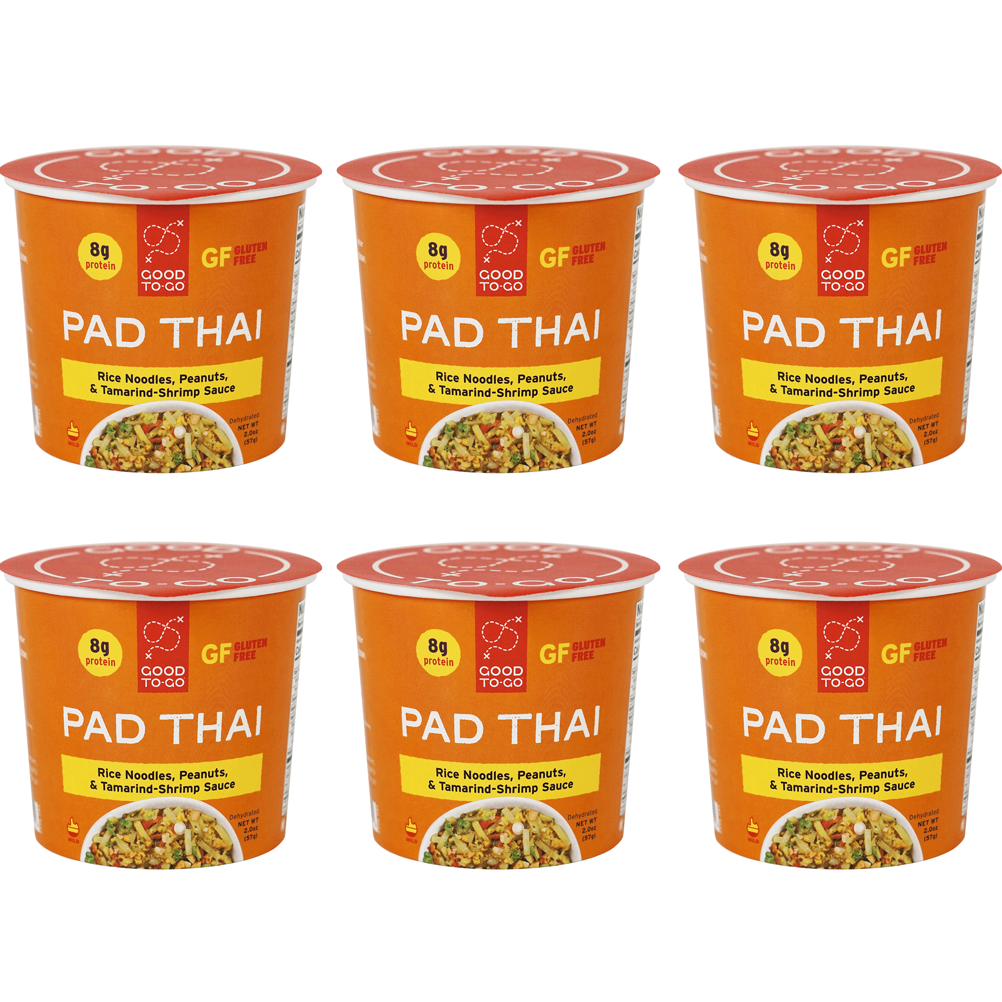 Good To Go - Wholesale Shelf Stable Prepared Meal - Pad Thai | Instant Meal Cup I Gluten Free2