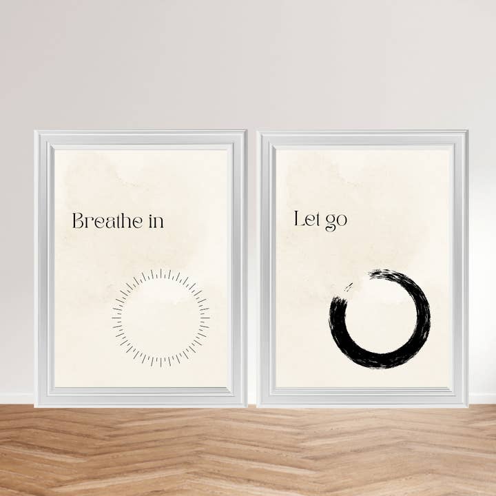 Set di 2 poster personalizzabile – Stampe d'arte minimaliste con testo personalizzato per la vendita all'ingrosso da parte di LichtwegOnline