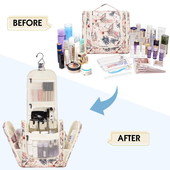 NARWEY INC - Wholesale Toiletry Bag - Women's - Hanging Toiletry Makeup Bag With compartment46