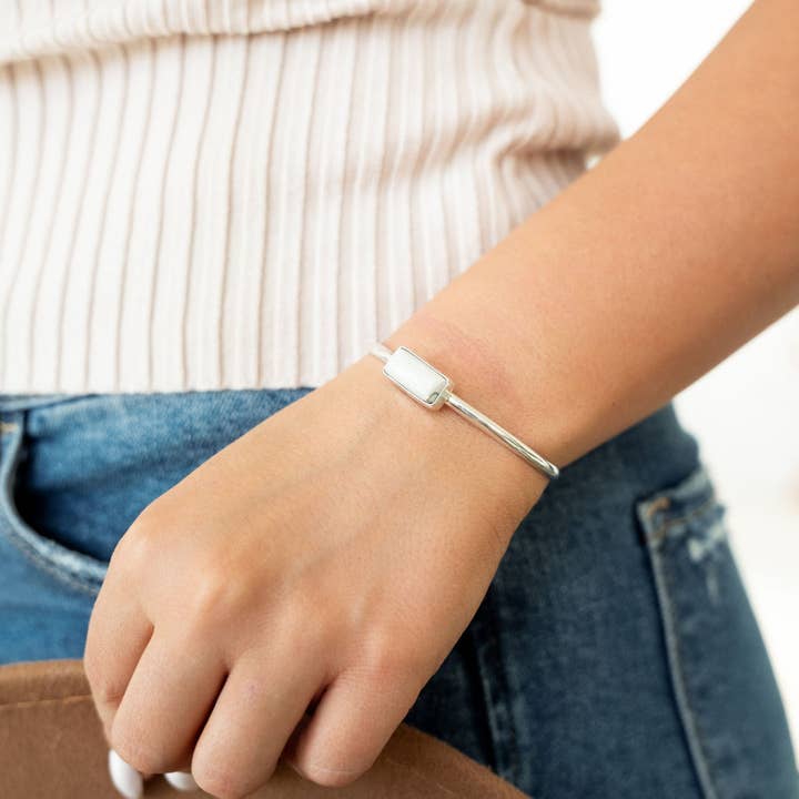 Rectangle Ivory Creek Cuff for wholesale by Indie Rae