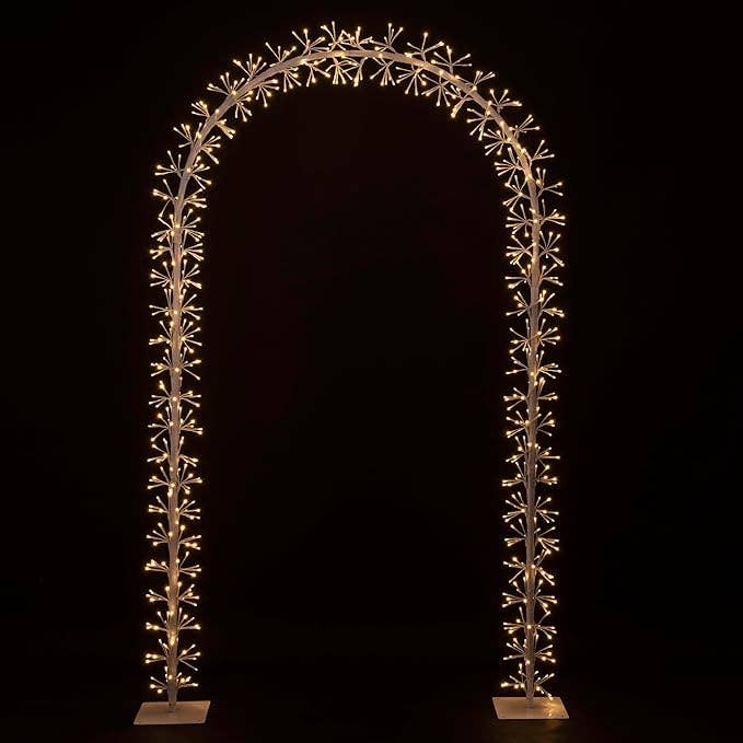 LIGHTSHARE - Wholesale Outdoor Ornament/Decor - Lighted Garden Arbors Bridal Wedding Arch Backdrop Stand Out1
