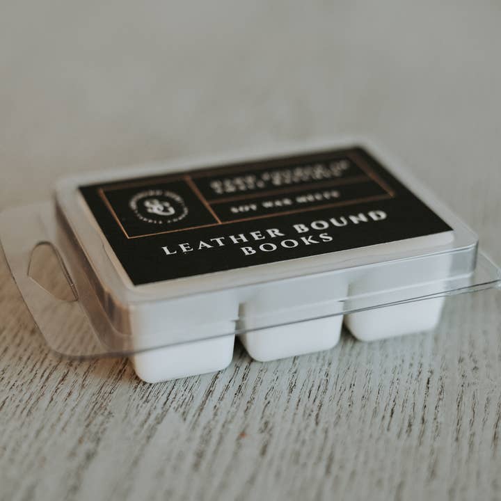 "Leather Bound Books" Soy/Coconut Wax Melt for wholesale by Southern Gent Candles