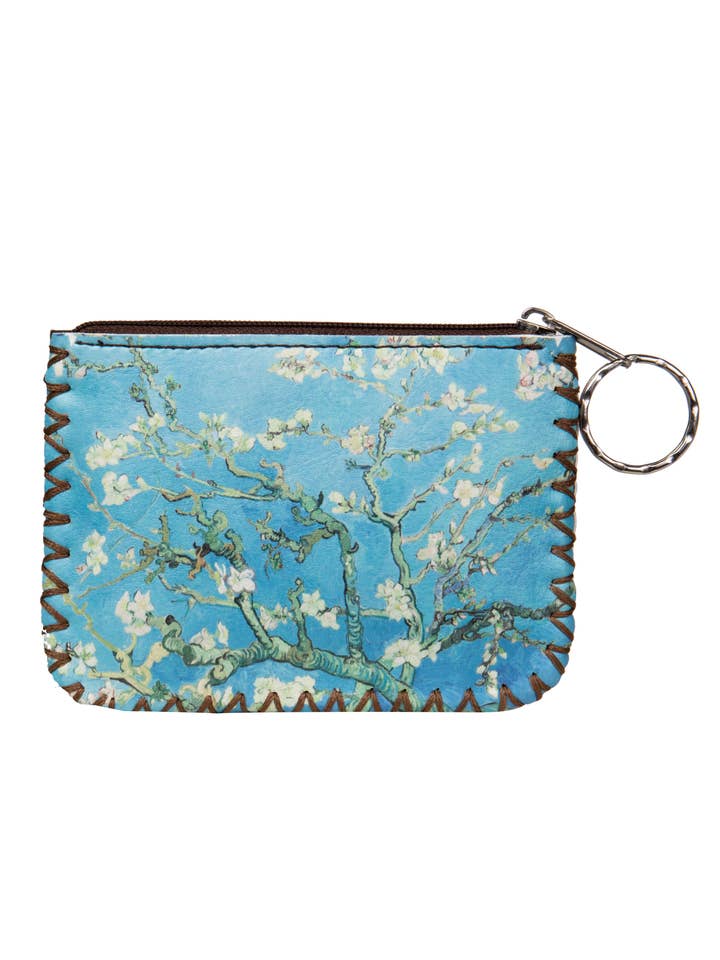 Almond Blossoms Print Hand Stitch Coin Purse HB0665 - NO.113 for wholesale by Ole
