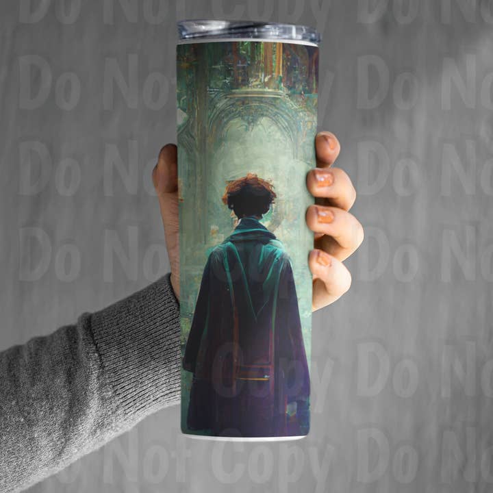 The Magic Library Tumbler for wholesale by Gonna Get Crafty