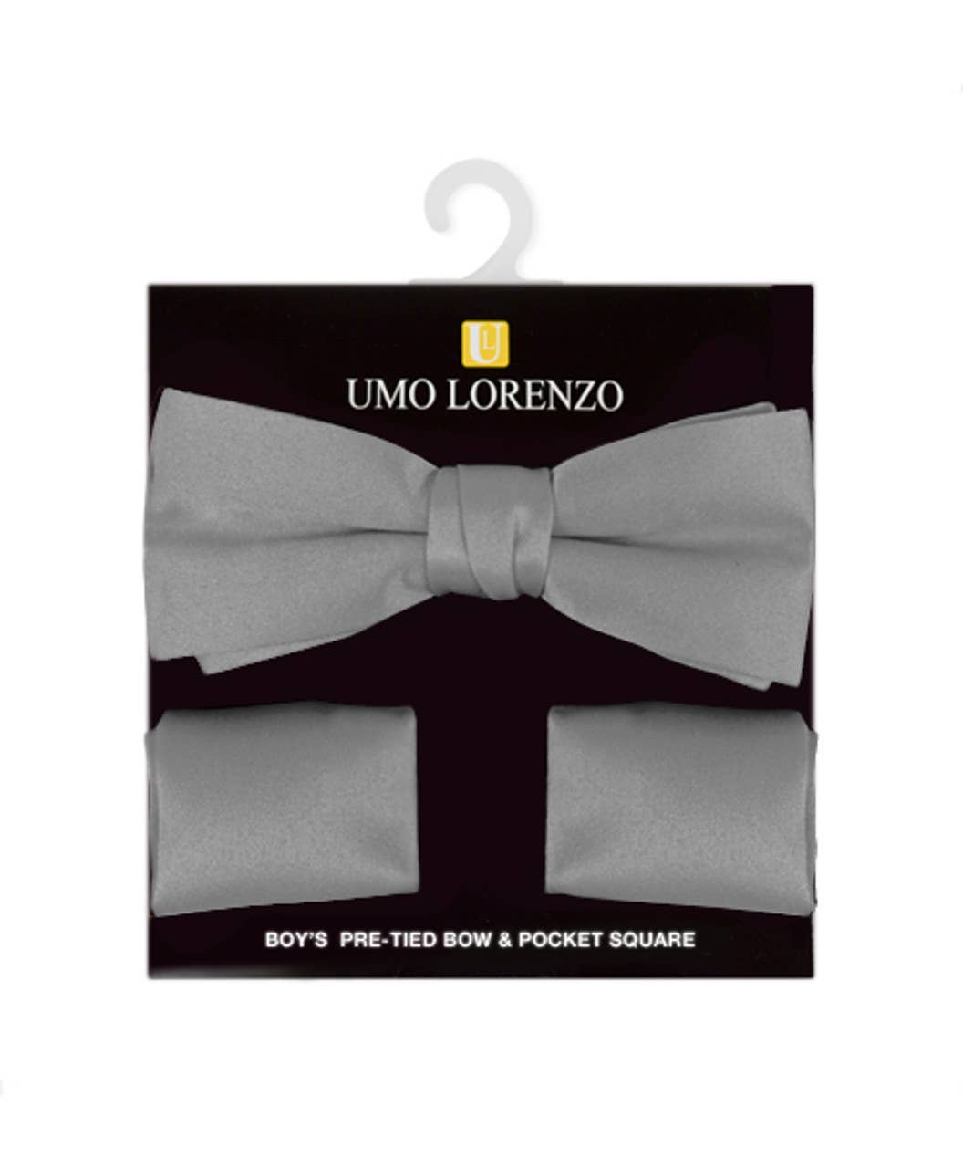 Selini New York - Wholesale Bow Tie - Kids - 100% Poly Satin Boy's Banded Bow Tie and Hanky BBTH13012