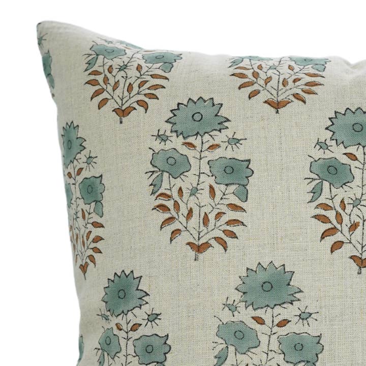 Fabdivine - Wholesale Throw Pillow Cover - Indian Block Print Pure Linen Cushion Cover - Mayra3