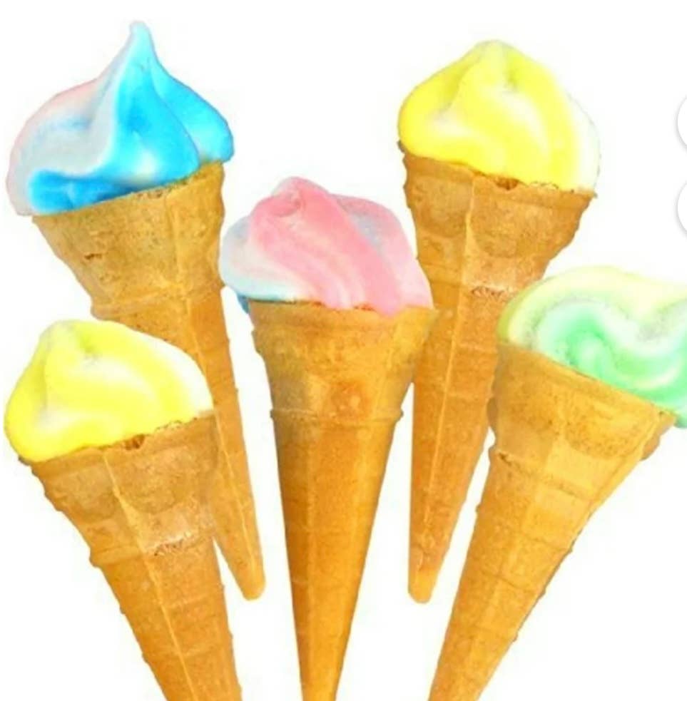O'Shea's Candies Sweet Shop - Wholesale Marshmallow - Canister Old Fashioned 1936 Marshmallow Ice Cream Cones🍦1PK5