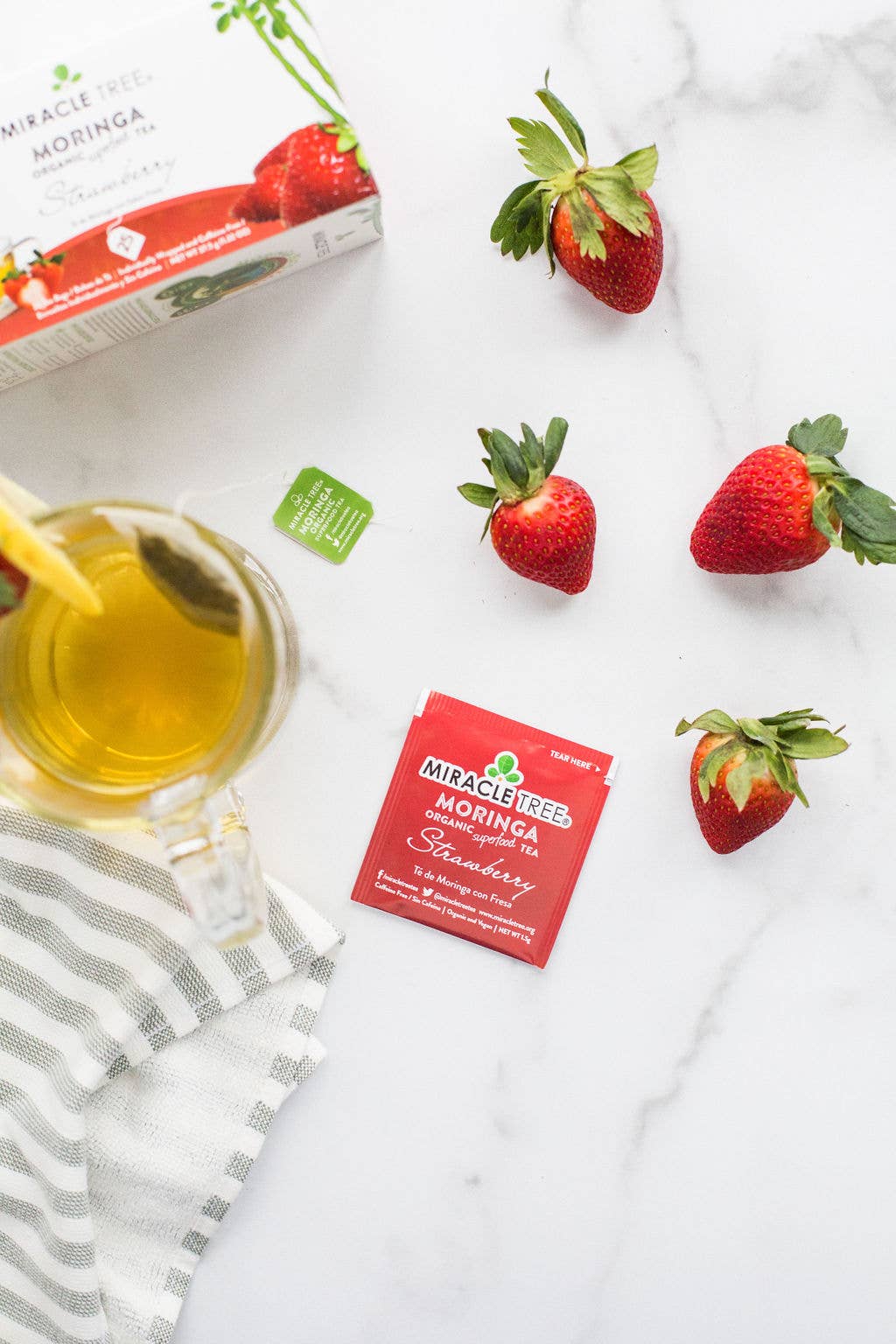 Miracle Tree - Wholesale Tea Bags - Organic Moringa Tea: Strawberry9