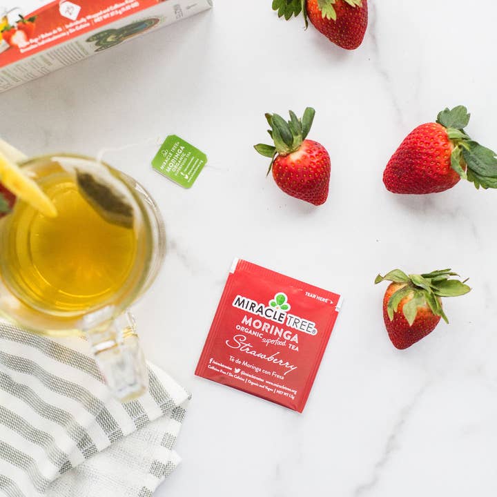 Miracle Tree - Wholesale Tea Bags - Organic Moringa Tea: Strawberry9