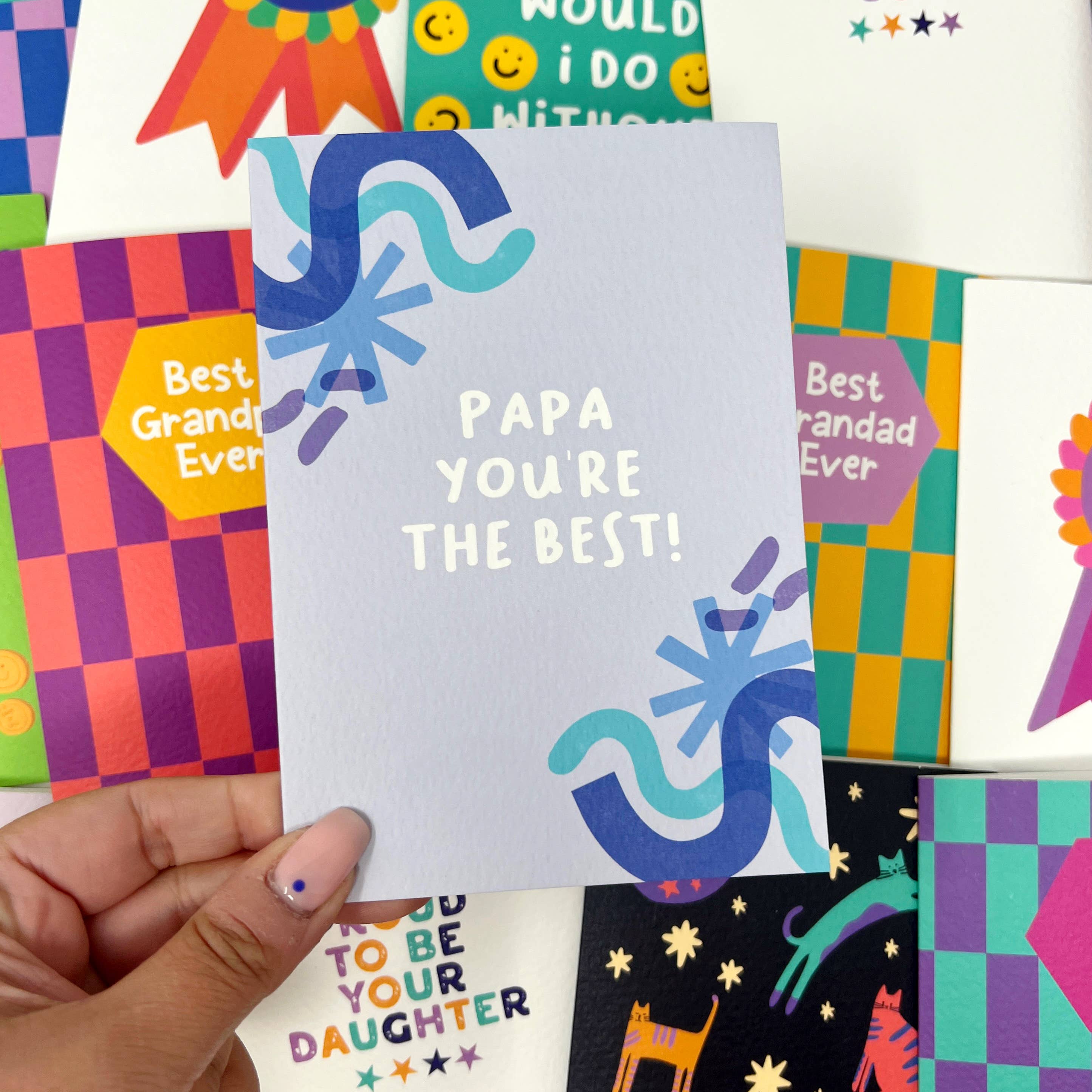 Xoxo Designs by Ruth – wholesale Father’s Day card – Papa You're The Best! Card3