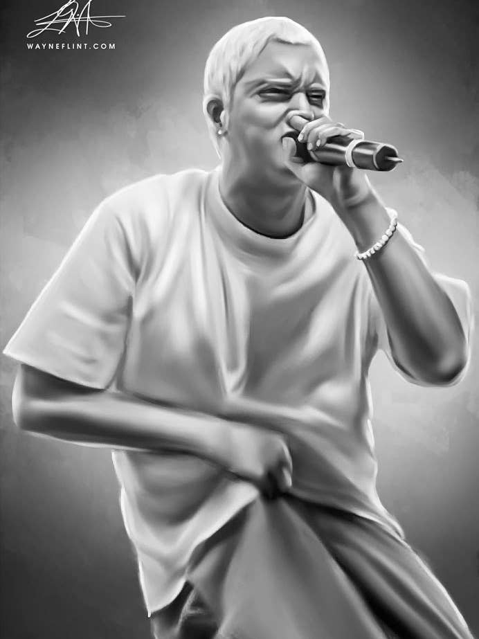 Eminem for wholesale by Wayne Flint Digital Portraits