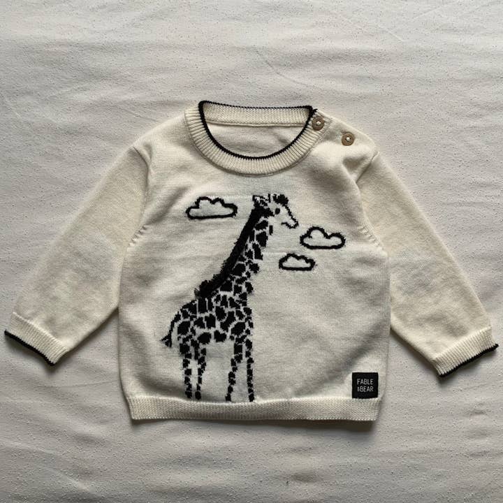 Fable & Bear - Wholesale Knit Sweater - Kids - Giraffe Jumper