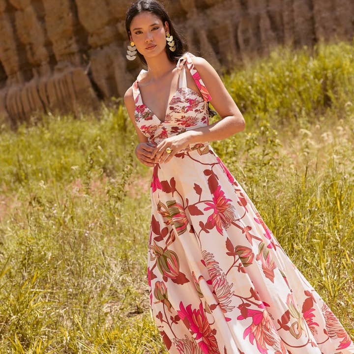 Dahlia Maxi Dress for wholesale by JUAJUA