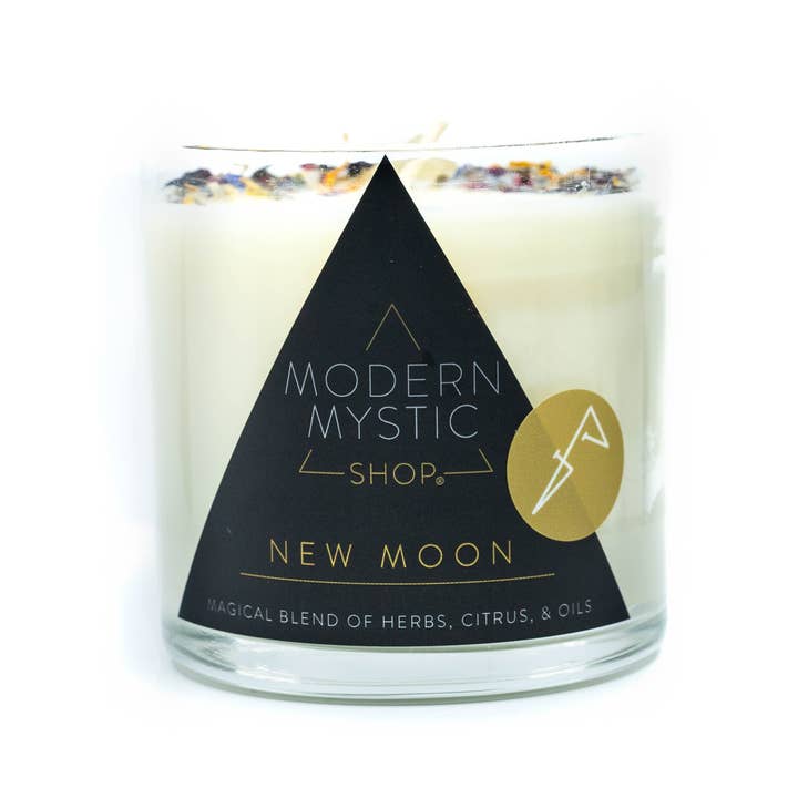 Modern Mystic Shop - Wholesale Jar/Filled Candle - New Moon Candle2