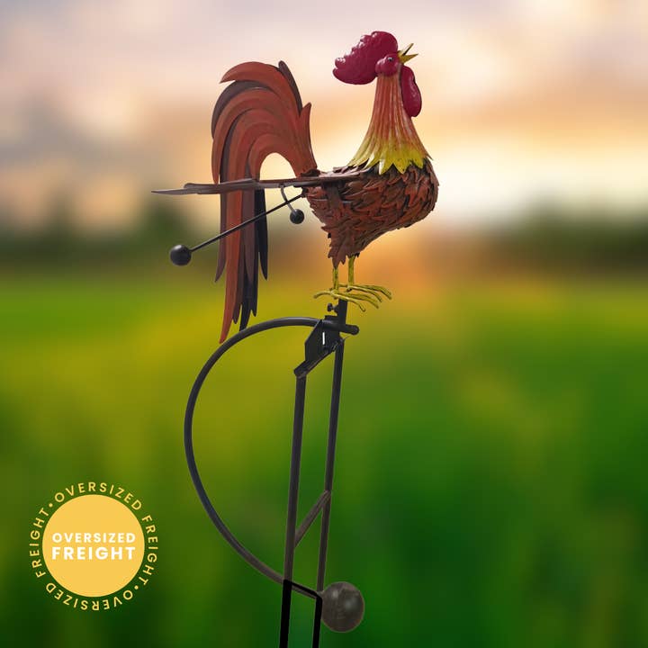 RCS Gifts - Wholesale Garden/Lawn Stake - Rooster Garden Rocker - 58"