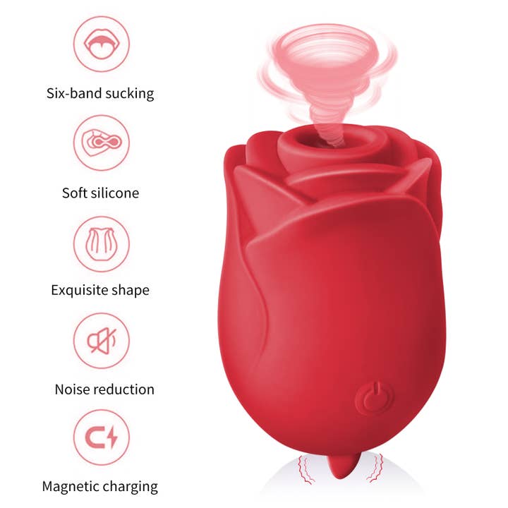 Rose and tongue 2 in 1 Adult Sex Toys for wholesale on Faire4