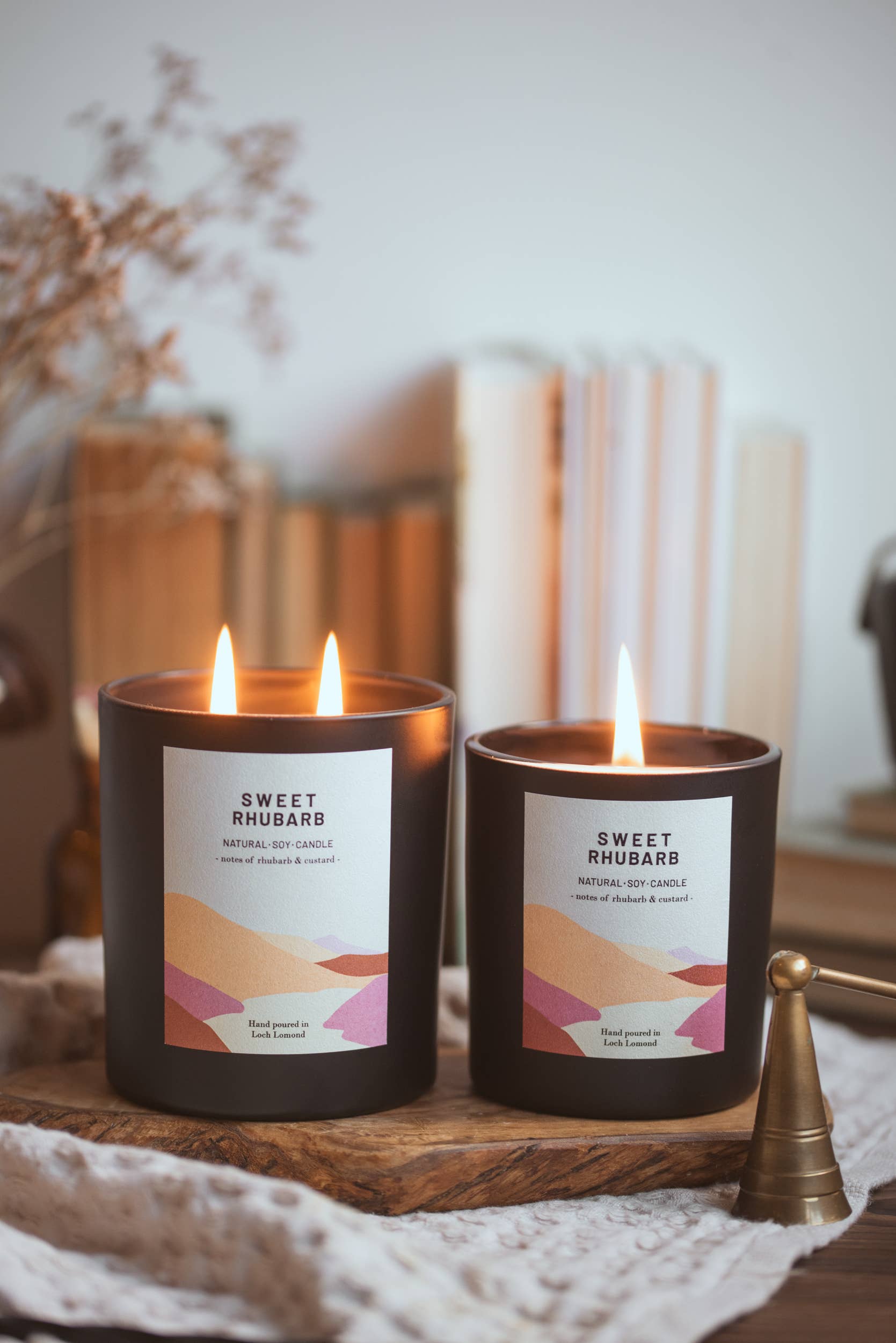 Ocoee House – wholesale Jar/filled candle – Sweet Rhubarb, Organic & Vegan Scented Candle | Ocoee House3