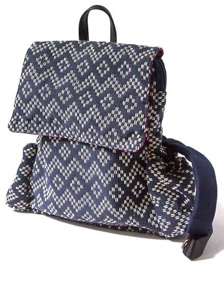 Journeyer Backpack - Woven Geometrics for wholesale by Fair Anita