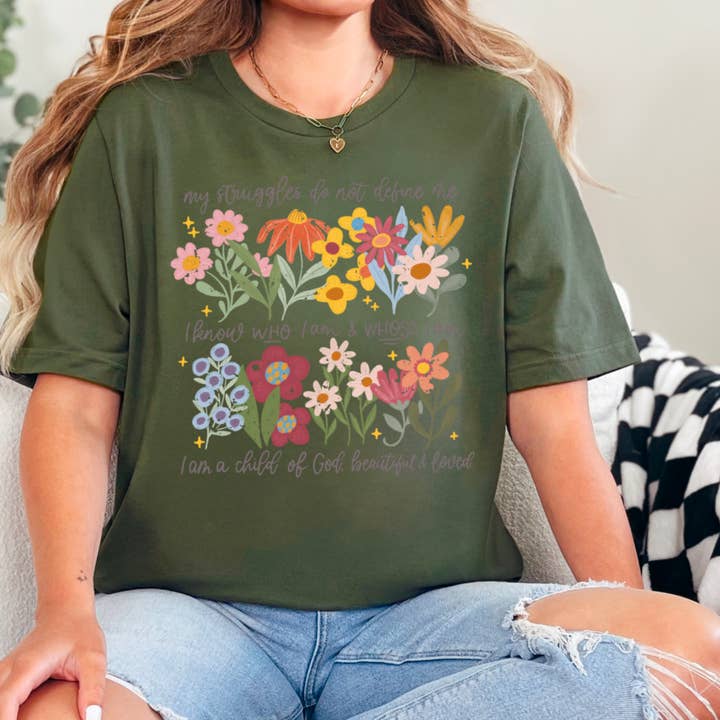 Shoppe SHC – Großhandel T-Shirt (Grafikdruck) – Damen – Christliches Grafikshirt | Damen Grafik-T-Shirt | Gildan25