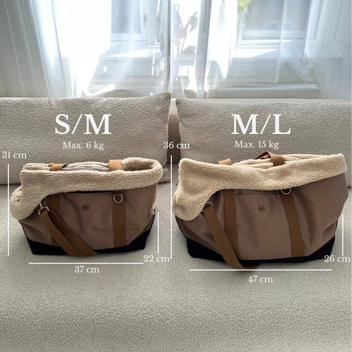 DrewsDogwear - Wholesale Pet Carrier - Dog - Aspen // Sporty dog bag with soft teddy fleece7