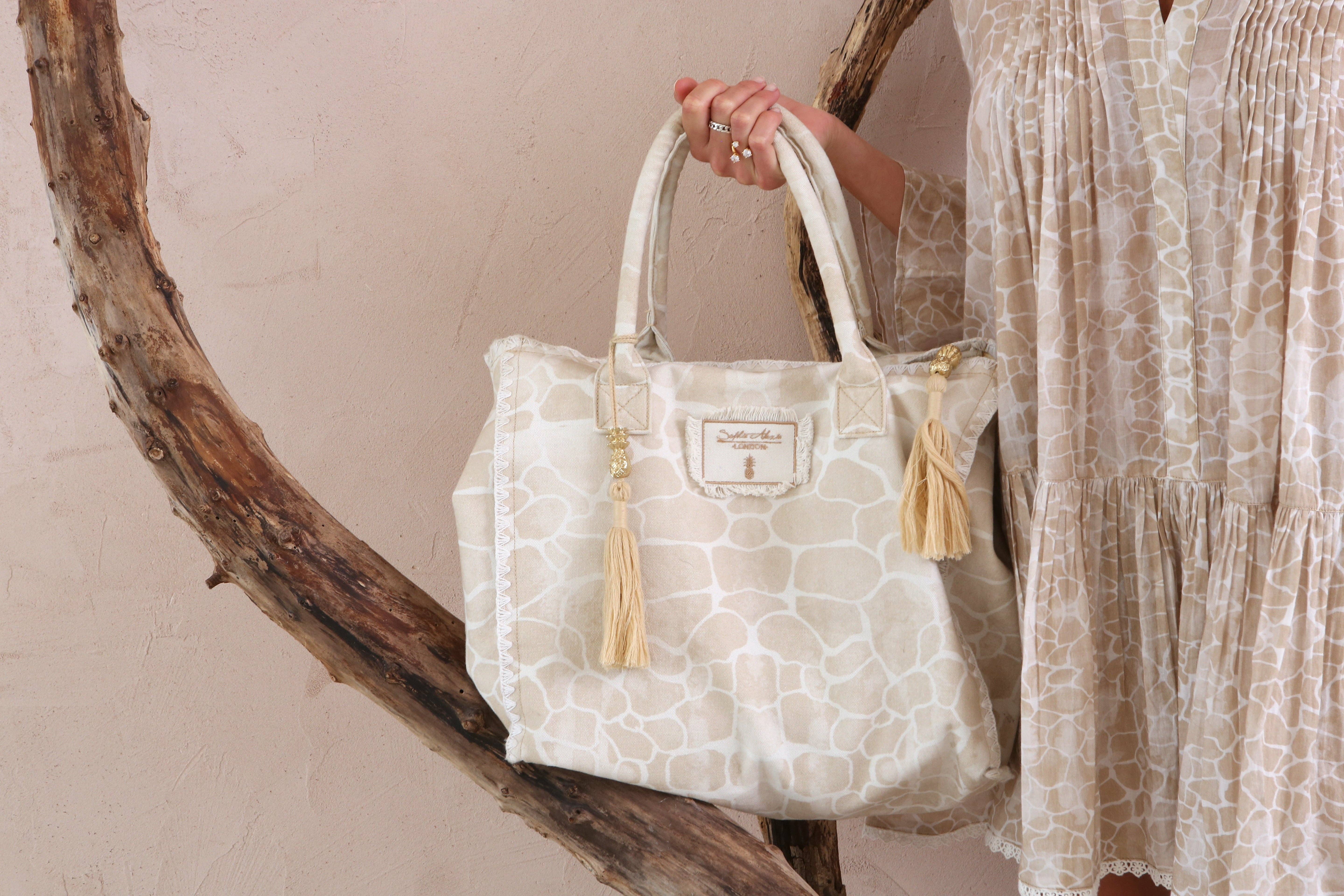 Sophia Alexia - Wholesale Beach Bag - SAND PEBBLES BARBADOS BEACH BAG2